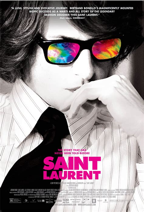 affiche film yves saint laurent|yves st laurent film.